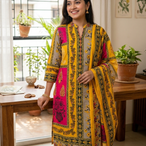 প্রিমিয়াম বাটিক থ্রি-পিস (Premium Batik Three-Piece)