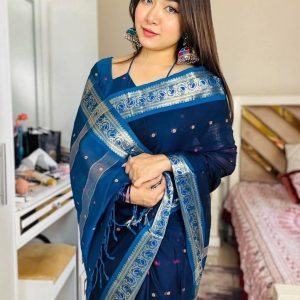 অরিজিনাল মাসলা ইস কটন শাড়ী